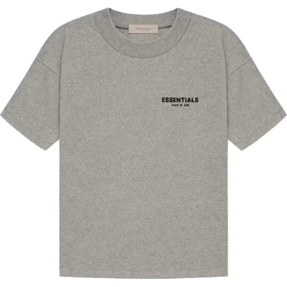 FEAR OF GOD ESSENTIALS Tee SS22 Dark Oatmeal - Men's Size Small